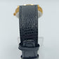 Vintage MC Quartz Armbanduhr Schwarz Gold