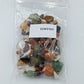 Bunte Edelstein Kette Lange Splitterkette Vintage