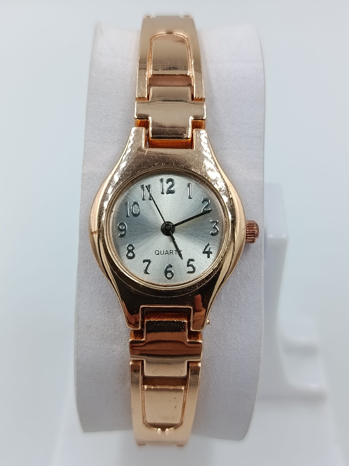 Elegant Quartz Damenuhr Roségold Vintage Look