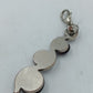 Modern Vintage Charm Anhänger Violett Silber