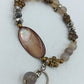Boho Perlen Armband Perlmutt Elastisch Vintage