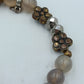 Boho Perlen Armband Perlmutt Elastisch Vintage