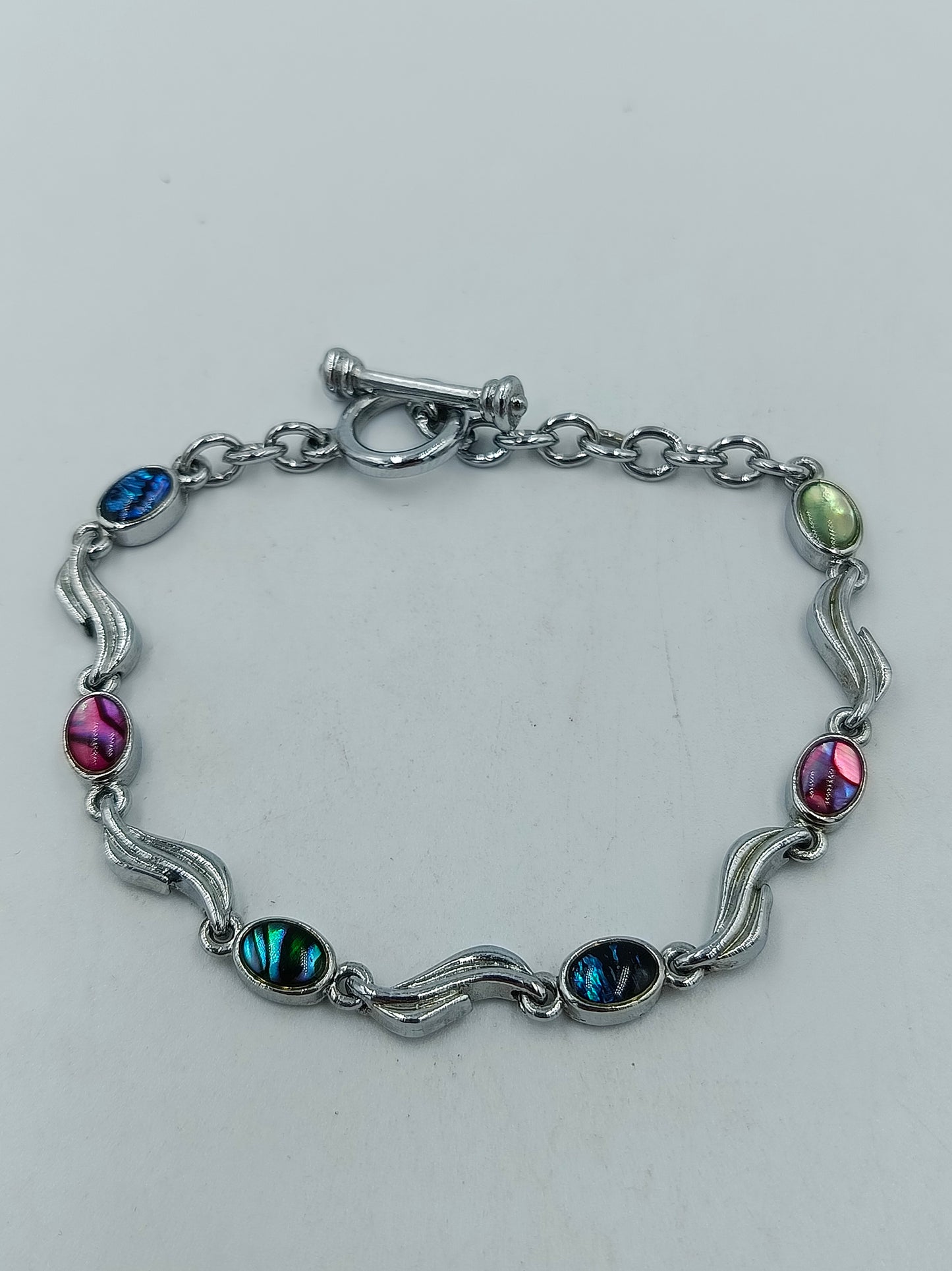 Filigranes Glieder Armband Silber Vintage Look