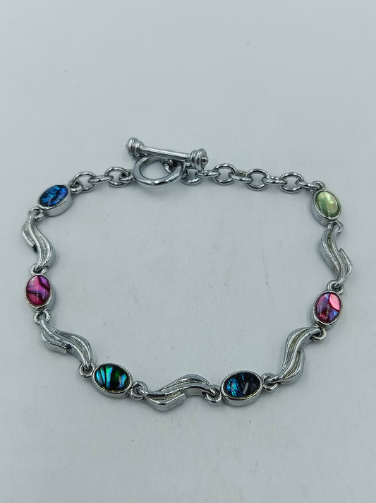 Filigranes Glieder Armband Silber Vintage Look