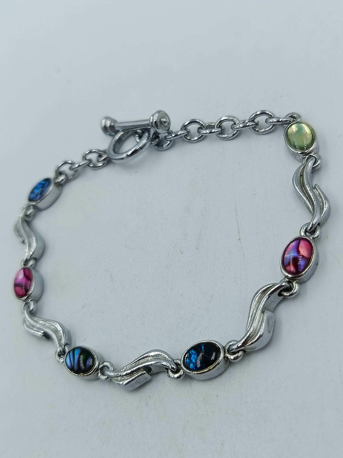 Filigranes Glieder Armband Silber Vintage Look