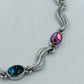 Filigranes Glieder Armband Silber Vintage Look