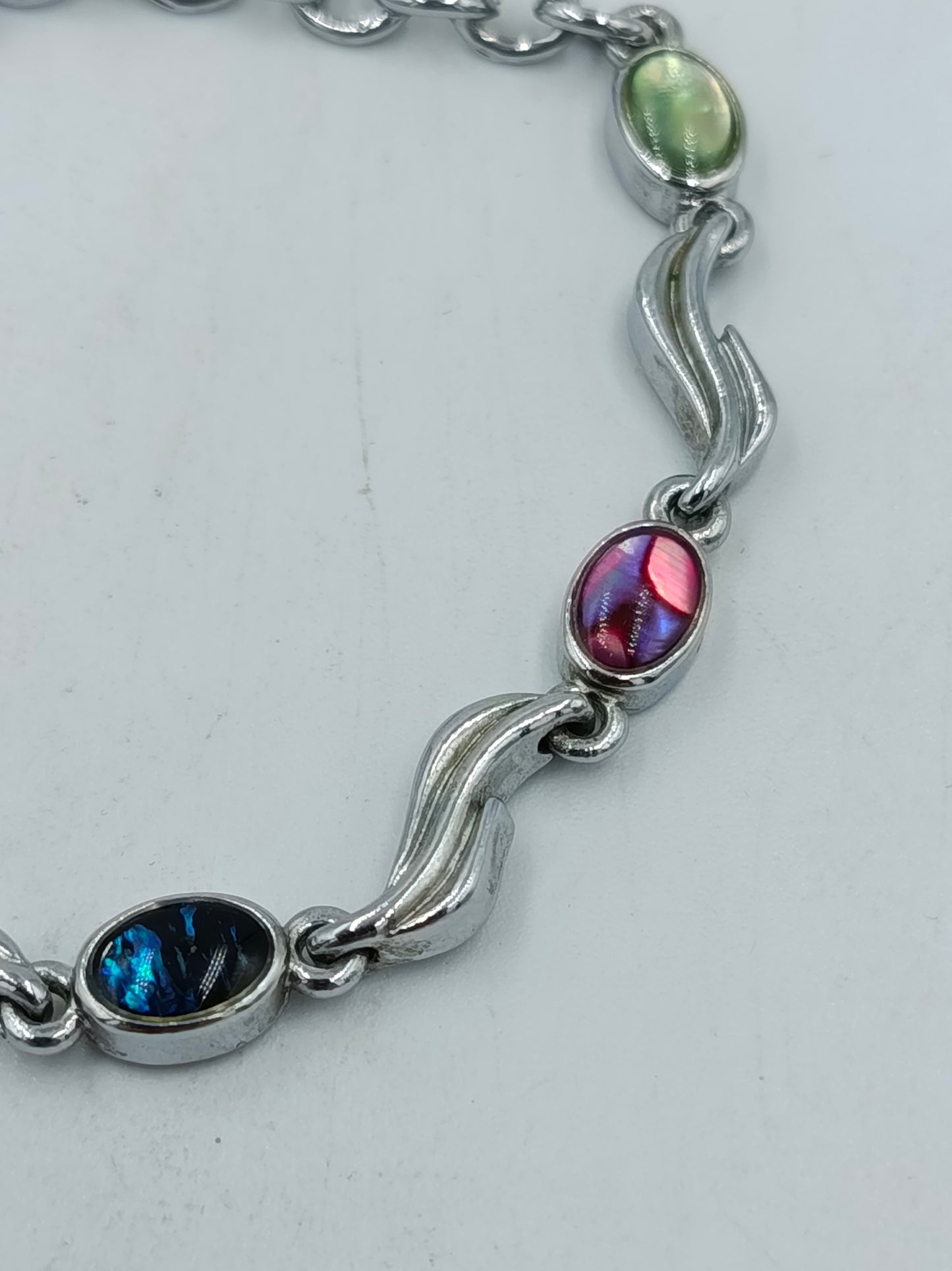 Filigranes Glieder Armband Silber Vintage Look