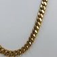 Elegante Glieder Kette Zweifarbig Matt Vintage Look