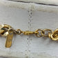 Elegante Glieder Kette Zweifarbig Matt Vintage Look