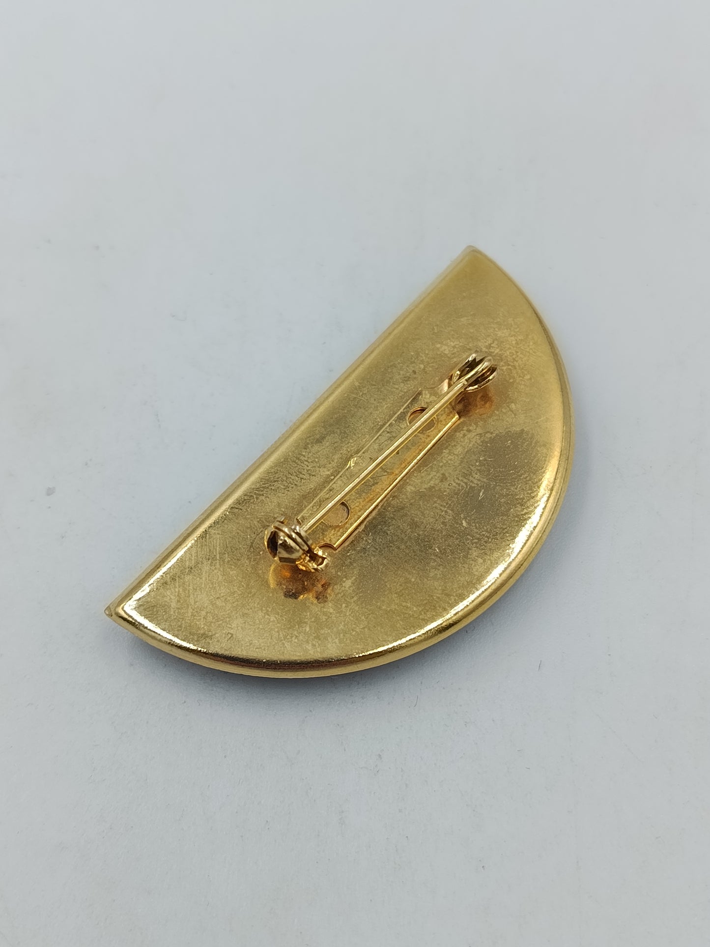 Elegante Emaille Ohrhänger Schwarz Gold Vintage