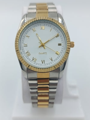 Massiver Vintage Armreif Goldfarben Breit