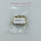 Massives Vintage Gliederarmband Goldfarben Breit