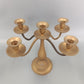 Edler 5-flammiger Messing Kerzenleuchter – Klassisch