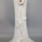 Große Vintage Keramik Bodenvase mit Golddekor