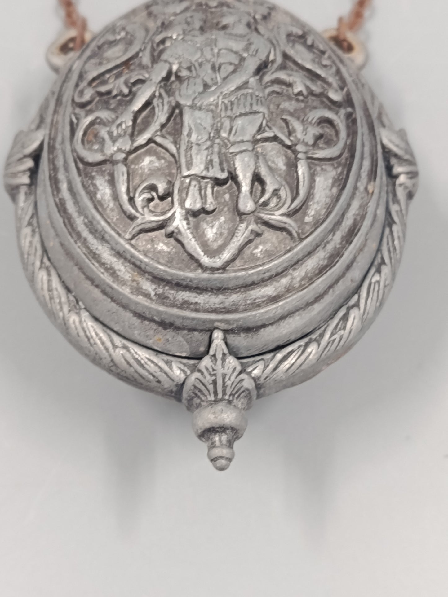 Antike Zinn Orientierungs Flasche – Relief Römisch