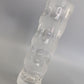 Moderne Kristallglas Vase – Geometrisches Linsendesign