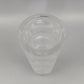 Moderne Kristallglas Vase – Geometrisches Linsendesign