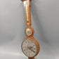 Rustikale Wand Uhr aus Holz – Vintage Barometer