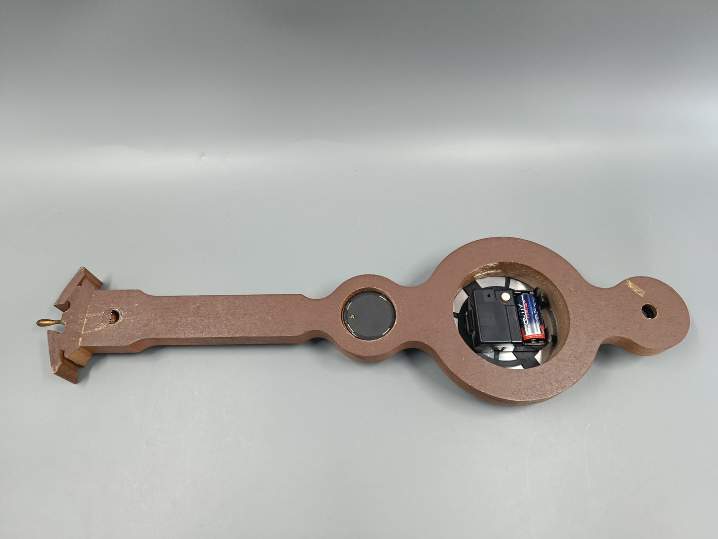 Rustikale Wand Uhr aus Holz – Vintage Barometer