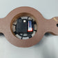 Rustikale Wand Uhr aus Holz – Vintage Barometer