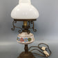 Vintage Tisch Leuchte mit Keramikfuß – Rustikale Nachttischlampe