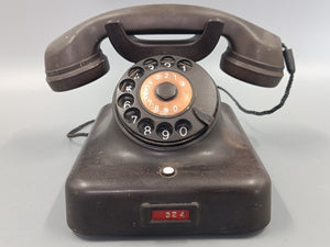 Siemens W48 Vintage Wählscheiben Telefon – Altes Bakelit Telefon