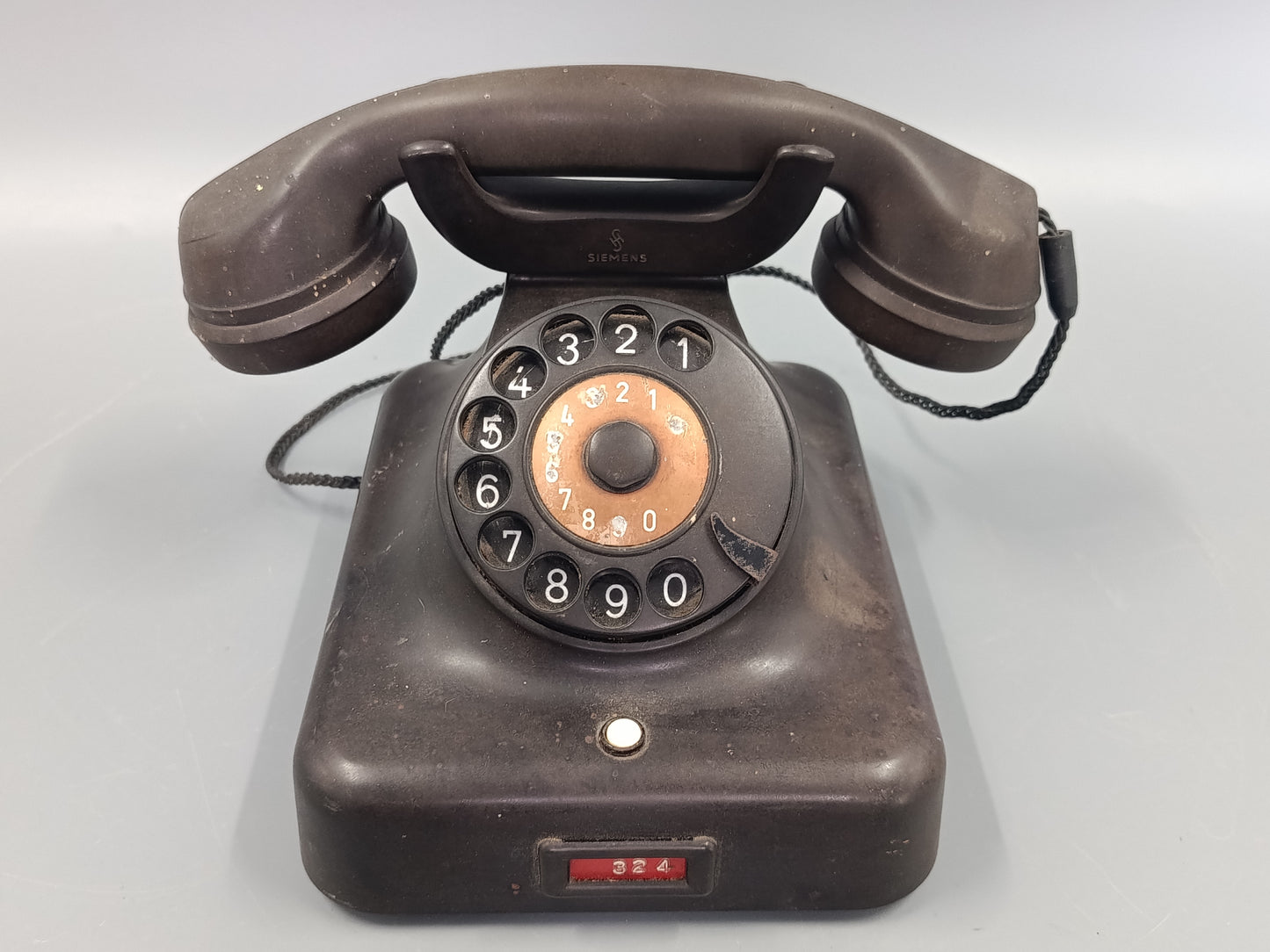 Siemens W48 Vintage Wählscheiben Telefon – Altes Bakelit Telefon