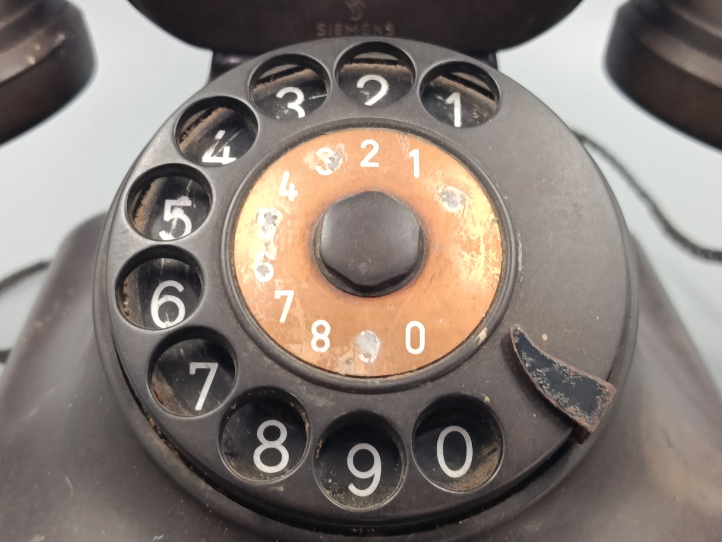Siemens W48 Vintage Wählscheiben Telefon – Altes Bakelit Telefon