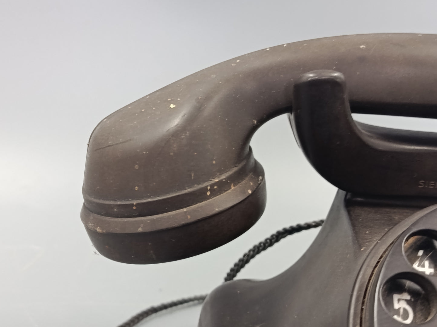Siemens W48 Vintage Wählscheiben Telefon – Altes Bakelit Telefon