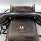 Antikes Kurbel Telefon – Rustikales Vintage Feldtelefon