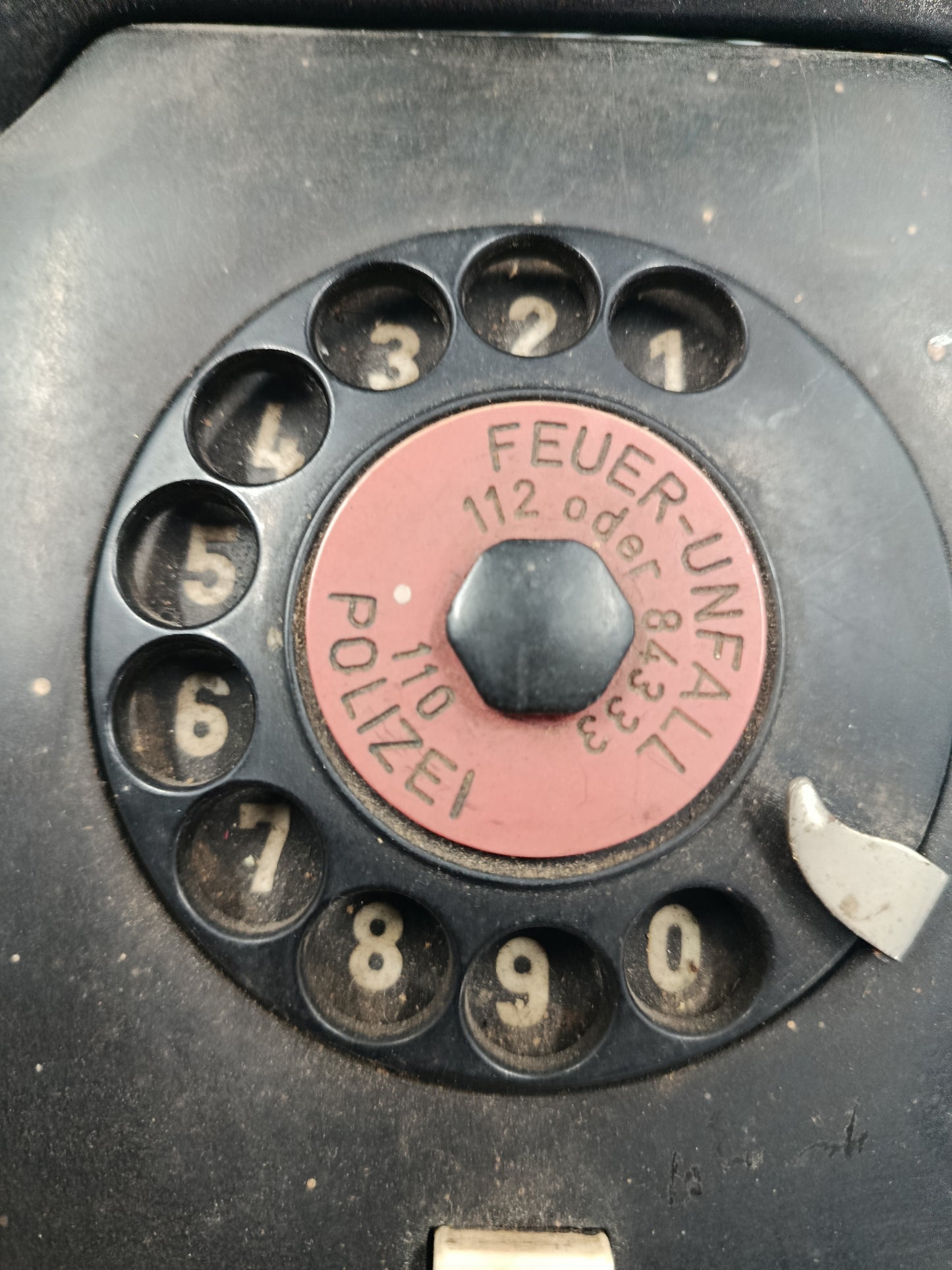 Antikes W61 Nordfern Tisch Telefon – Vintage Wählscheibentelefon