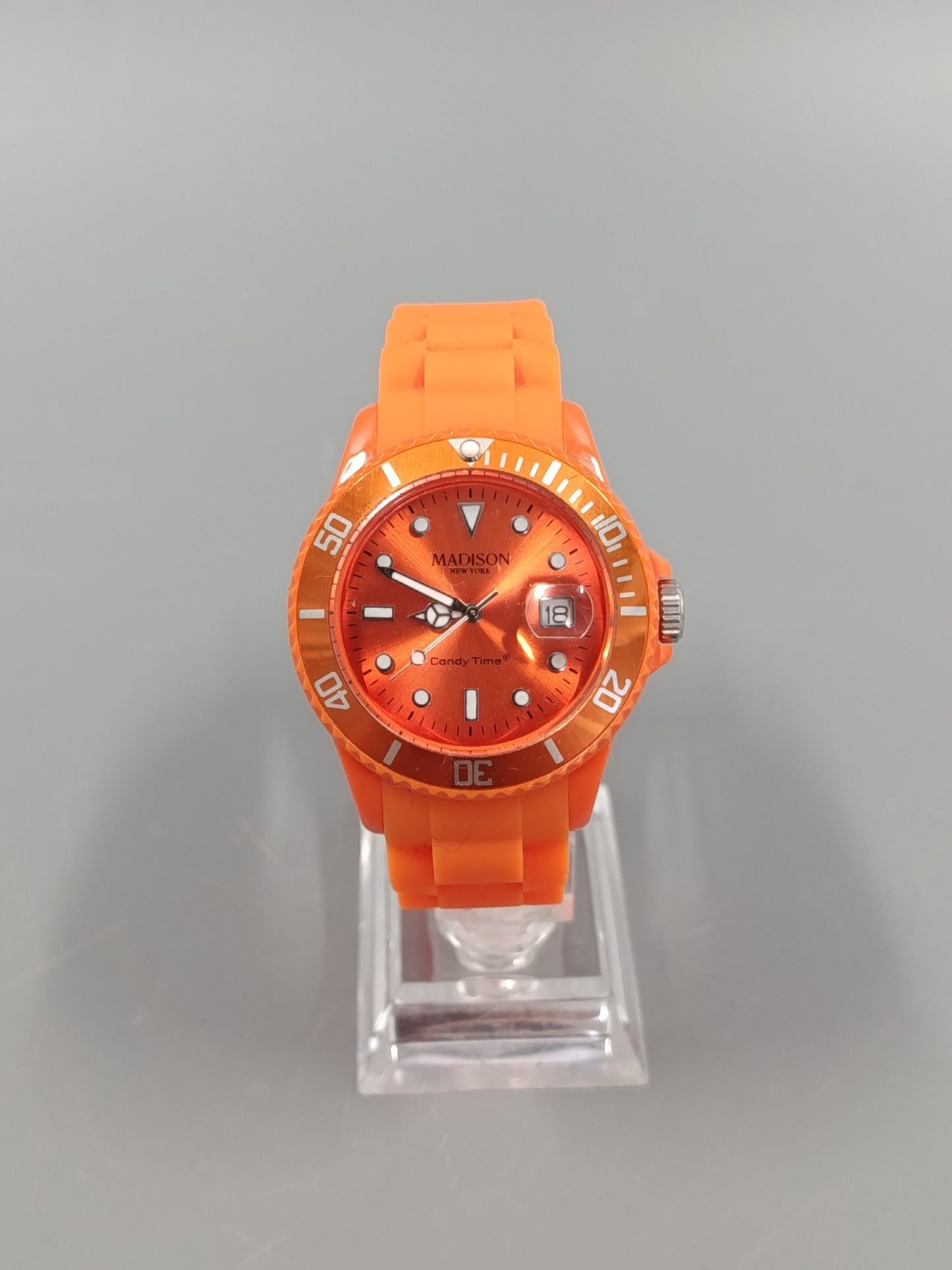 Knallige Madison New York Candy Time Herren Uhr