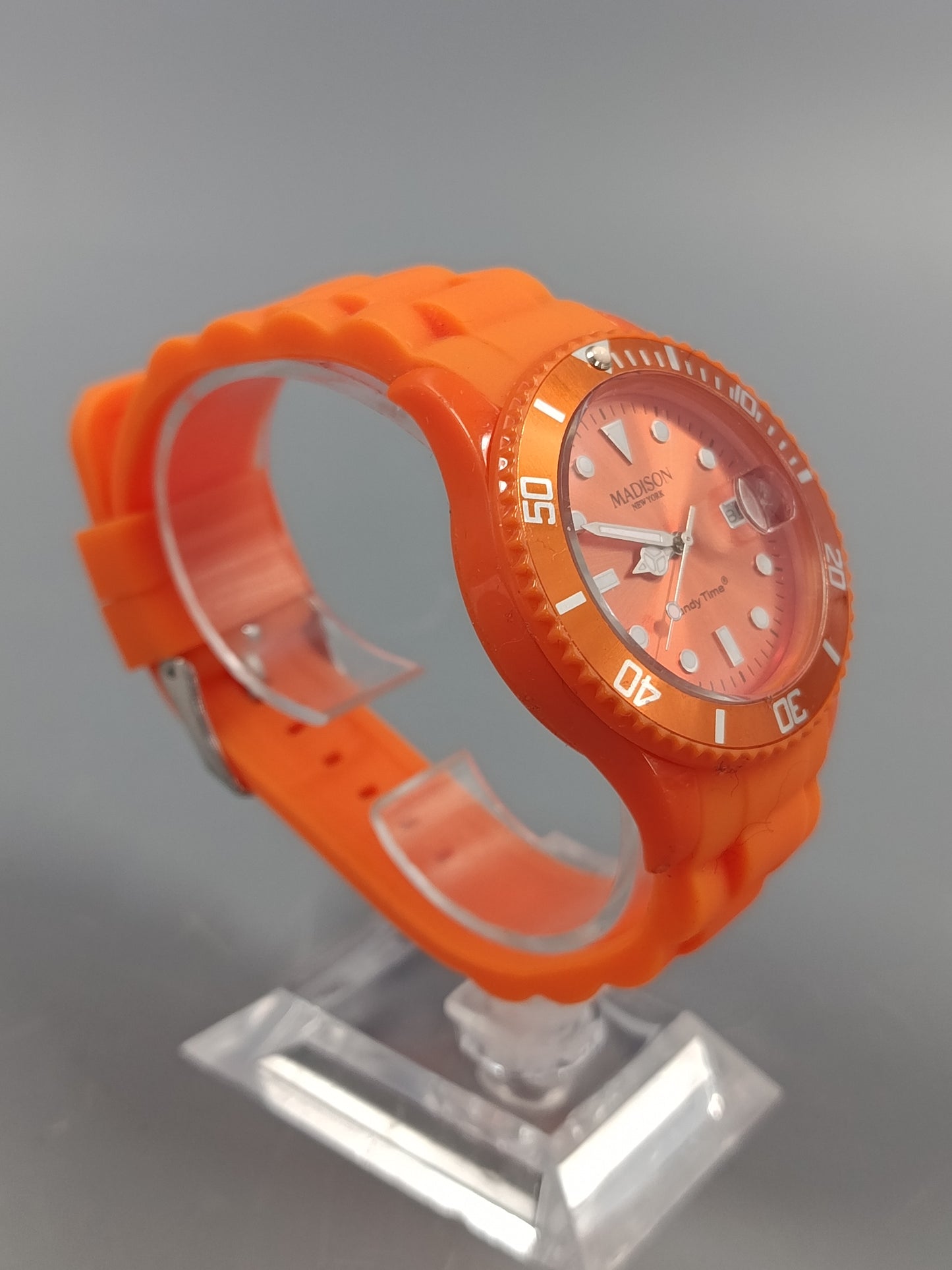 Knallige Madison New York Candy Time Herren Uhr