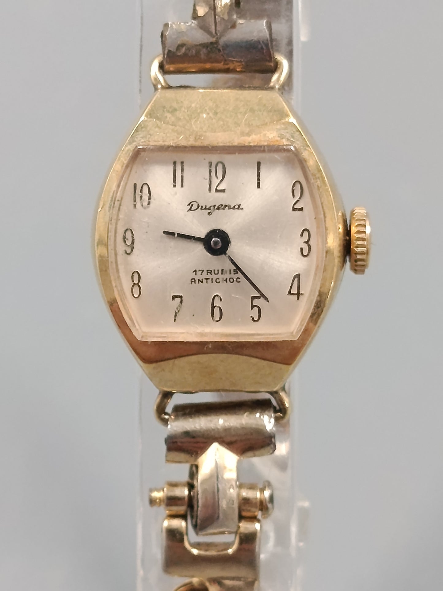 Elegantere Dugena Damen Uhr Design mit elastischem Band