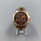Elegante Damen Uhr Goldoptik Modisches Chronographen