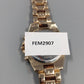 Elegante Damen Uhr Goldoptik Modisches Chronographen