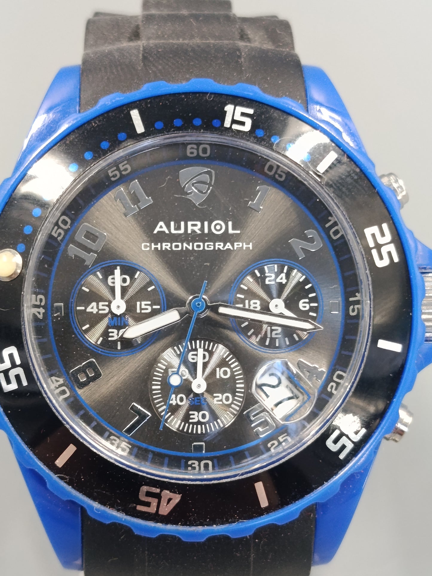 Sportliche Auriol Herren Uhr Dynamischer Chronograph
