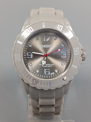 Sportliche Choice Unisex Uhr Modernes Design in Beige