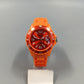 Ascot Herren Uhr Sportliches Design in hellem Orange