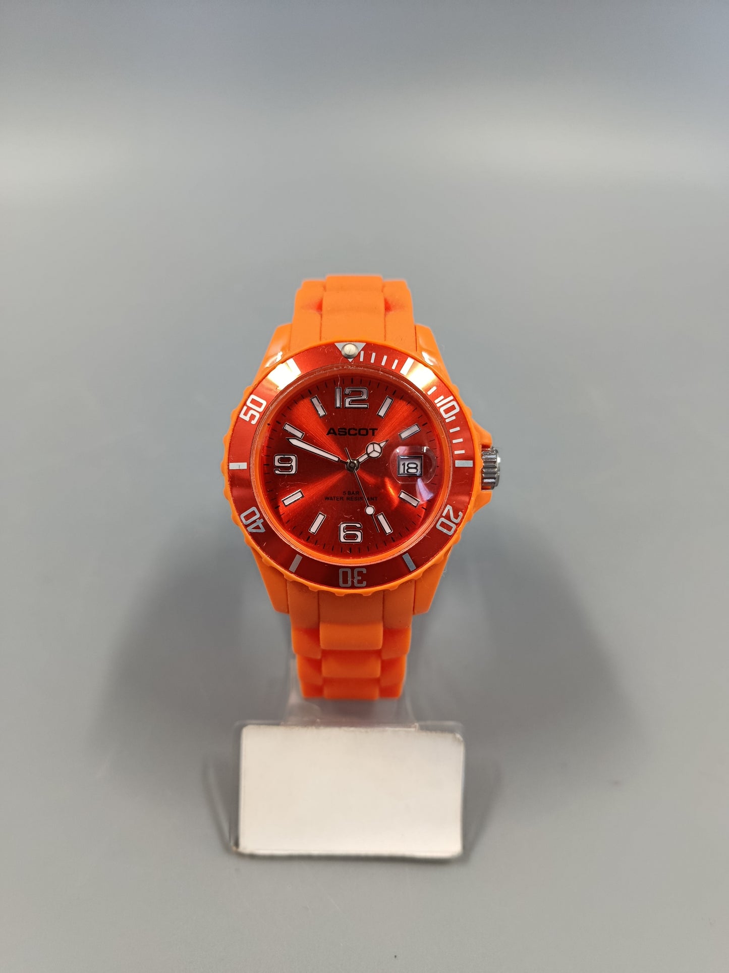 Ascot Herren Uhr Sportliches Design in hellem Orange