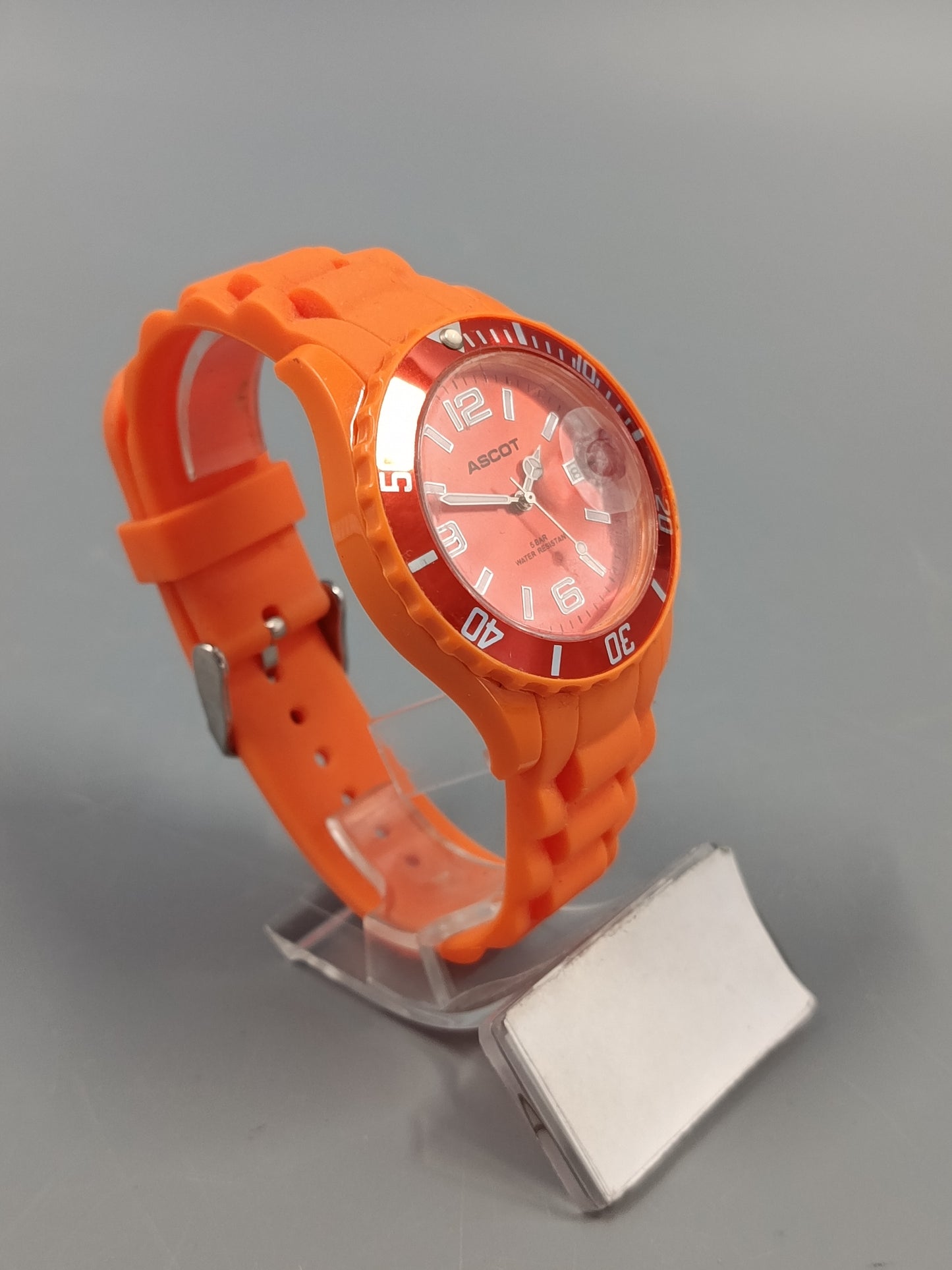 Ascot Herren Uhr Sportliches Design in hellem Orange