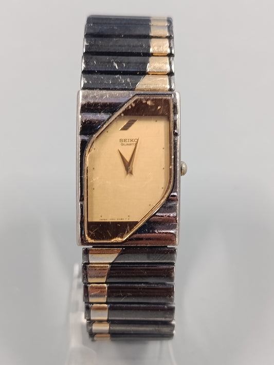 Vintage Seiko Damen Uhr Bicolor-Design