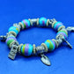 Buntes Damen Charm Armband Elastisches Design