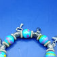 Buntes Damen Charm Armband Elastisches Design