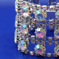 Funkelndes Strass Armband in Silber Optik