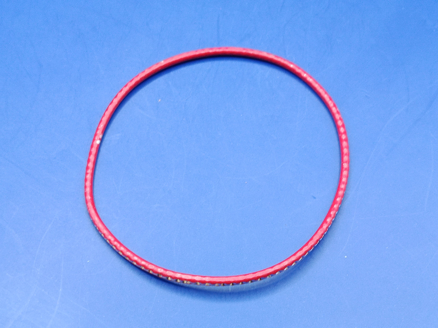 Schicker Damen Armreif in Rot mit Glitzer