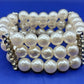 Elegantes Perlen Armband in Weiß Modern