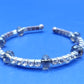 Eleganter Damen Armreif in Silber mit Strass