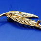 Elegante Blatt Brosche in Goldoptik Stilvolles Accessoire