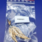Elegante Blatt Brosche in Goldoptik Stilvolles Accessoire